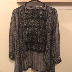 BKE boutique sparkle cardigan